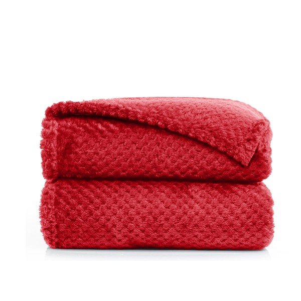 Rdeča odeja iz mikrovlaken DecoKing Henry, 220 x 240 cm-image-2