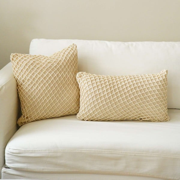 Bombažna prevleka za blazino 30x50 cm Net – Mioli Decor-image-1