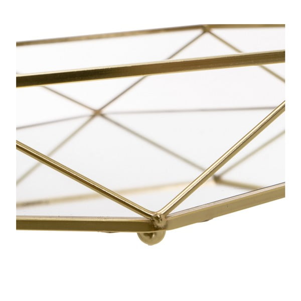 Kovinski dekorativni pladnji v kompletu 2 ks ø 25 cm – Casa Selección-image-2