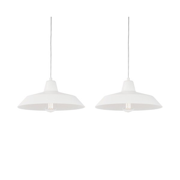 Bela dvojna viseča svetilkaSotto Luce Cinco-image-2