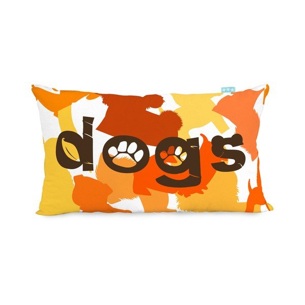 Obojestranska bombažna prevleka za vzglavnik Mr. Fox Dogs 50 x 30 cm-image-2