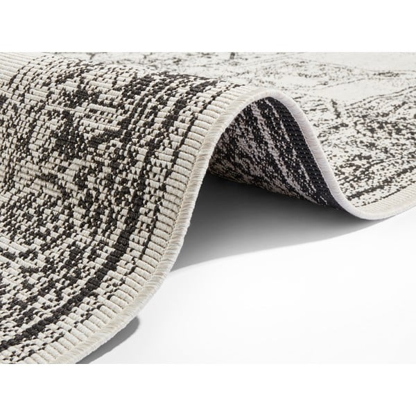 Črno-krem zunanja preproga NORTHRUGS Borbon, 200 x 290 cm-image-4