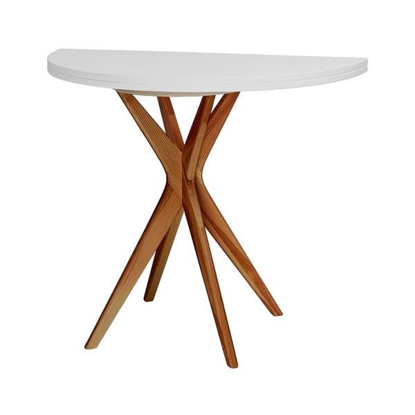 Okrogla raztegljiva jedilna miza 45x90 cm Jubi – Ragaba