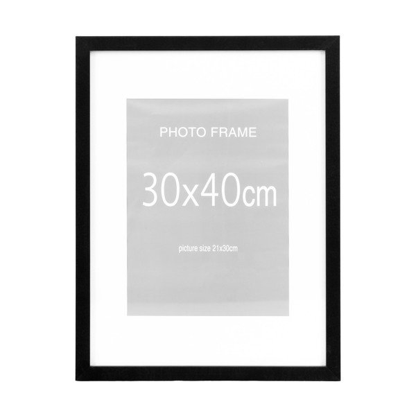 Črni okvirji v kompletu 5 ks 30x40 cm Marbella – House Nordic-image-2