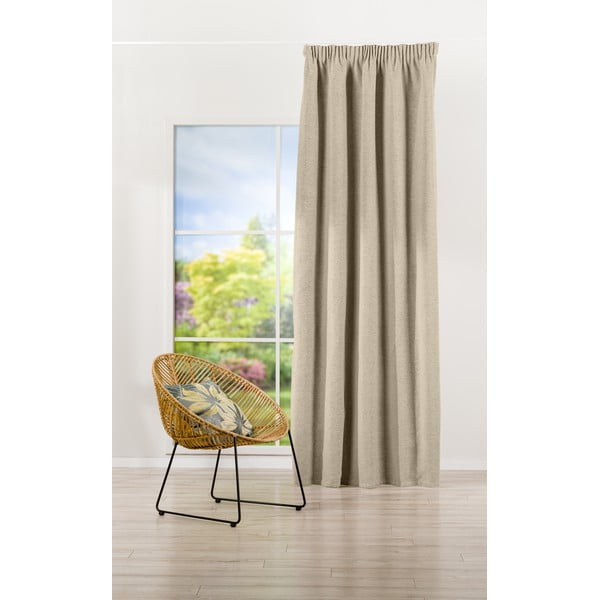 Svetlo rjava zavesa 140x245 cm Jennifer – Mendola Fabrics