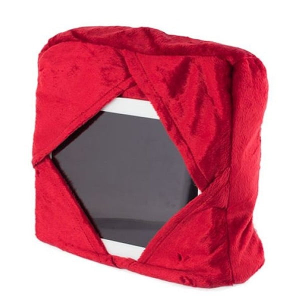 Rdeča večnamenska blazina z držalom za iPad InnovaGoods
