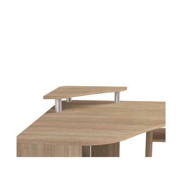 Rjava vogalna delovna miza TemaHome Corner-image-2