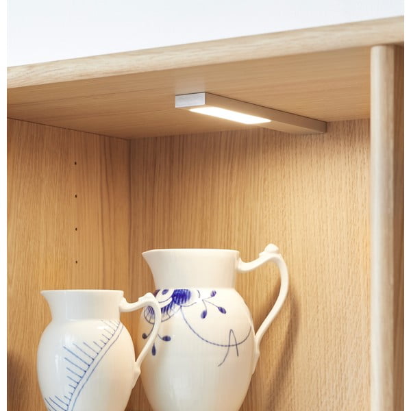 Vitrina z osvetlitvijo v hrastovem dekorju 89x206 cm Mistral - Hammel Furniture-image-1