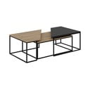 Mizice z mizno ploščo v hrastovem dekorju v kompletu 3 ks 70x110 cm Titan – Marckeric