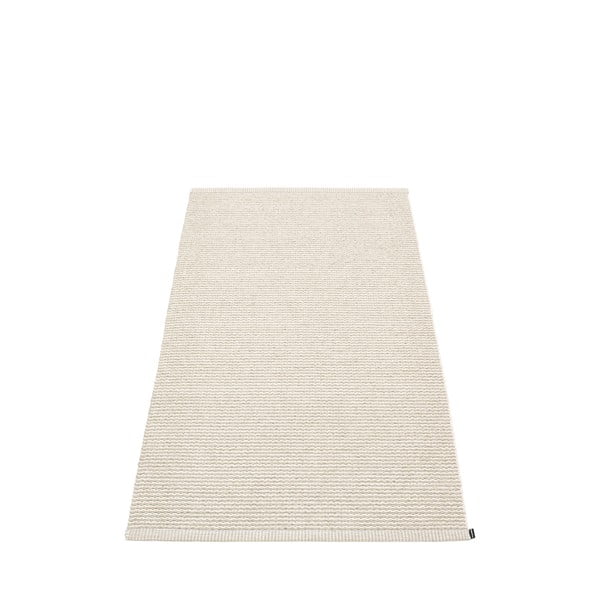 Kremno bela notranja in zunanja preproga 85x160 cm Mono Linen Vanilla – Pappelina