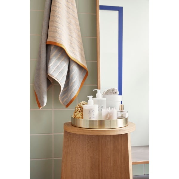 Modro-oranžna bombažna brisača Hübsch Dora, 70 x 140 cm-image-3