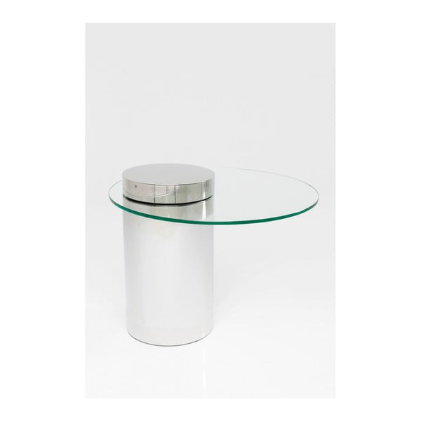 Miza za kavo iz stekla in kovine Kare Design Duett, Ø 65 cm