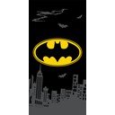 Črna bombažna otroška brisača 70x140 cm Batman "The Emblem" – Jerry Fabrics