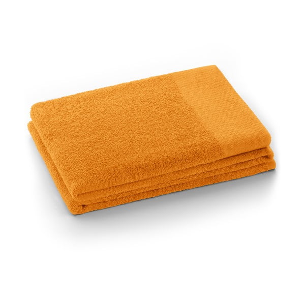 Oranžni frotirni bombažni komplet brisač 10 ks Amari – Restilo-image-2