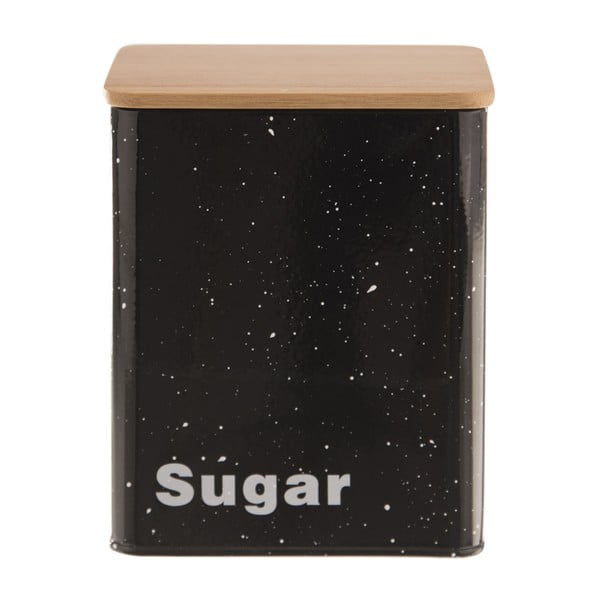 Kositrna posoda za sladkor z lesenim pokrovom Orion Sugar Marble