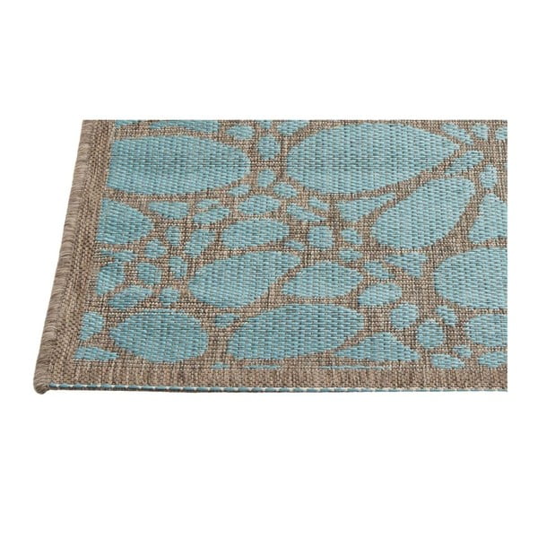 Modra zunanja preproga Floorita Fiore, 160 x 230 cm-image-1