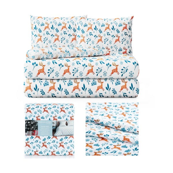 Flanelna posteljnina AmeliaHome Snuggy Northpole, 200 x 200 cm-image-2