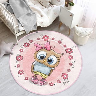 Rožnata otroška preproga ø 120 cm Comfort – Mila Home