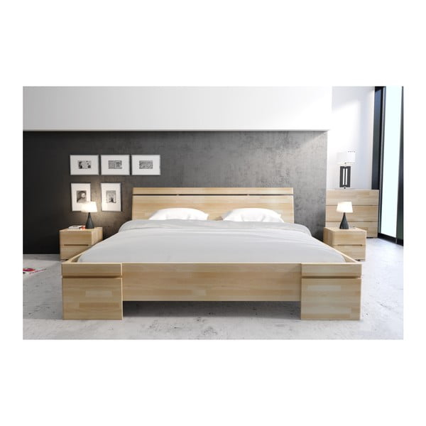 Dvoposteljna postelja iz bukovega lesa SKANDICA Sparta Maxi, 160 x 200 cm-image-4