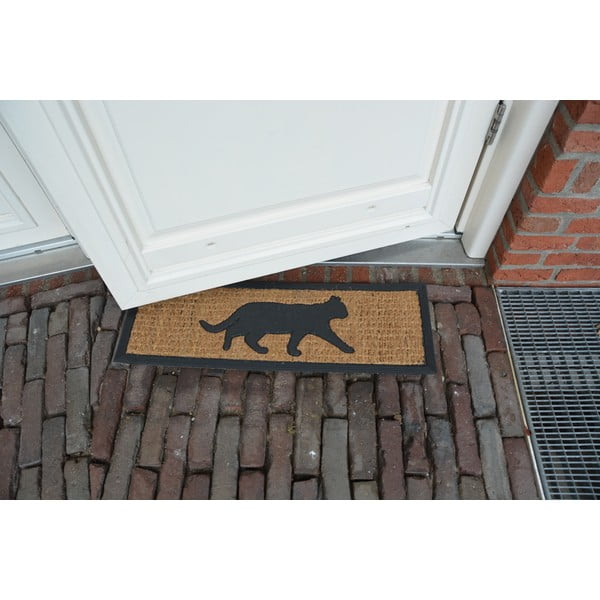Predpražnik iz kokosovih vlaken Esschert Design Cat, 25 x 75 cm-image-1