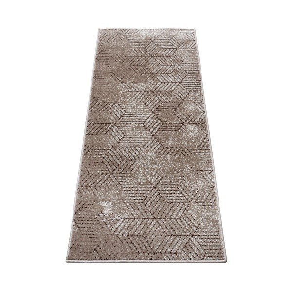 Rjav tekač Hanse Home Lux Polygon, 70 x 200 cm-image-2