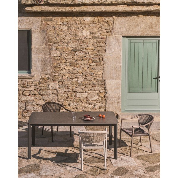 Rjav vrtni stol iz ratana Livadia – Kave Home-image-4