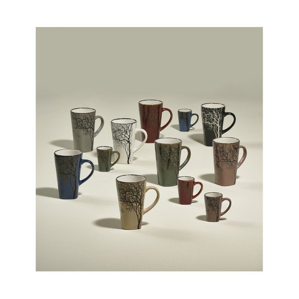 Svetlo rožnate lončene skodelice za espresso v kompletu 4 ks 100 ml Hela – Villa Collection-image-3