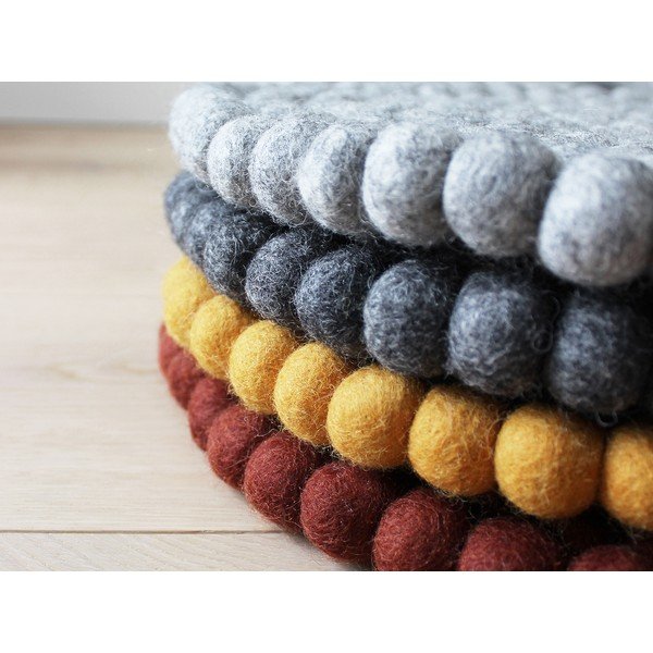 Sedežna blazina iz volnenih kroglic Wooldot Ball Chair Pad , ⌀ 30 cm-image-3