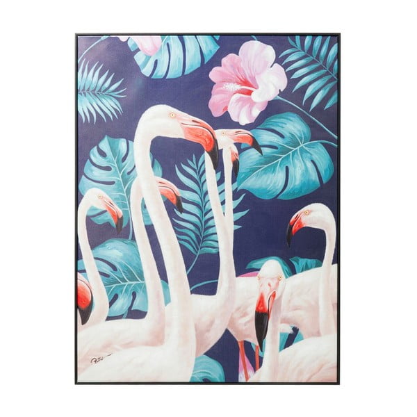 Kare Design Dotični flamingo, 122 x 92 cm