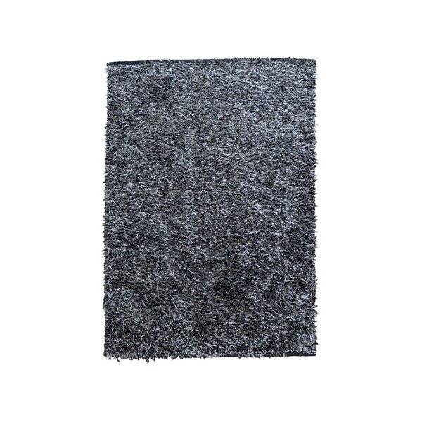 Črna preproga Webtappeti Shaggy, 120 x 170 cm-image-1