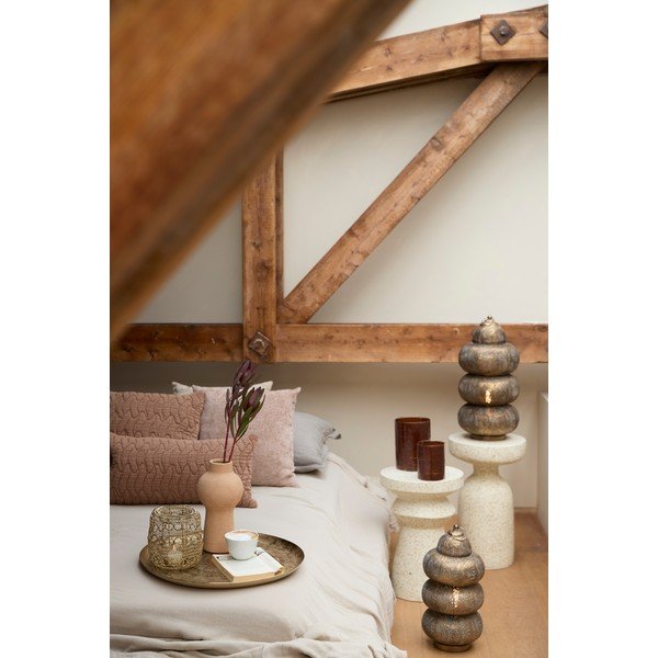 Terazzo okrogla stranska mizica ø 32 cm Sella – Light & Living-image-3