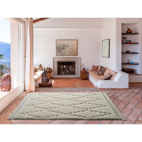 Bež preproga Universal Kai Geo, 57 x 115 cm-image-1