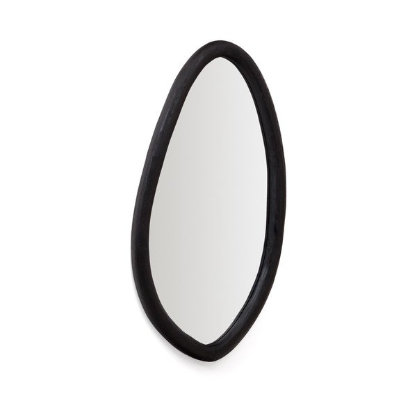 Stensko ogledalo z lesenim okvirjem 60x110 cm Magrit – Kave Home