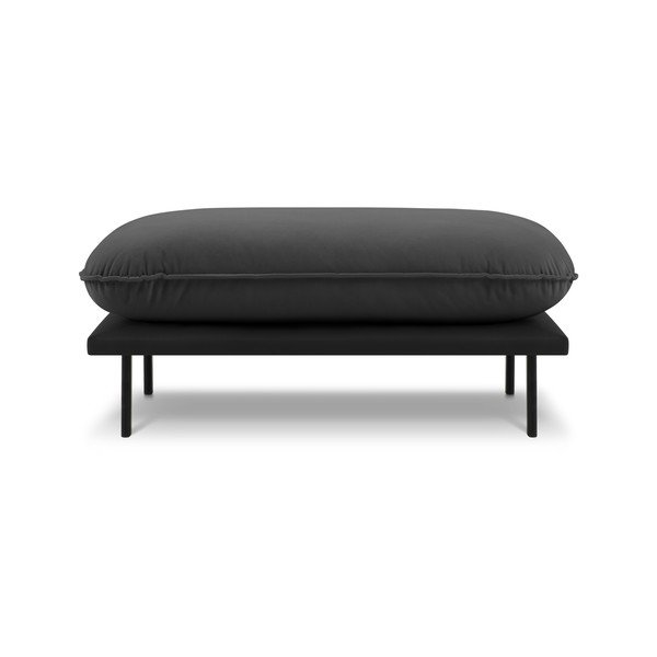 Temno siv žameten tabure Auguste – Interieurs 86-image-2