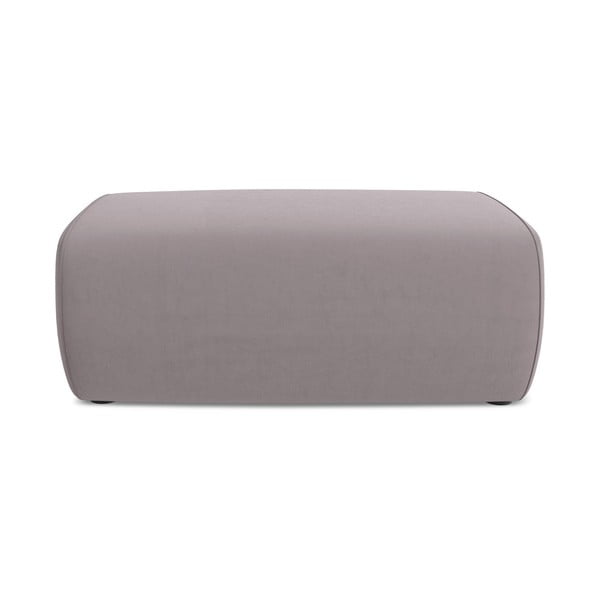 Svetlo vijoličen žameten tabure Kapua – Makamii