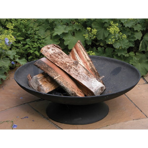 Litoželezni kamin Esschert Design Camping, ⌀ 59 cm-image-1