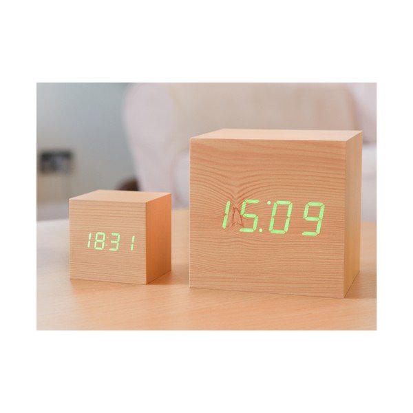 LED budilka Click Clock Maxi Green-image-2