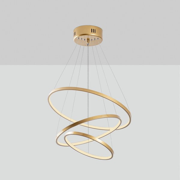 LED viseča svetilka v zlati barvi ø 50 cm Simit – Opviq lights-image-1
