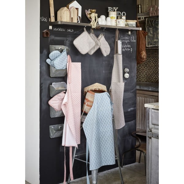 Svetlo moder bombažni predpasnik Tiseco Home Studio Arabesk-image-1