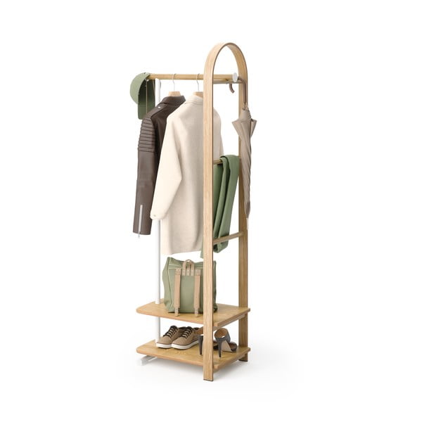Set za hodnik iz masivnega jesena v naravni barvi 37x167x54 cm Bellwood – Umbra-image-4