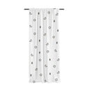 Bela zavesa iz bombažnega satena 110x250 cm Festive Car – Butter Kings