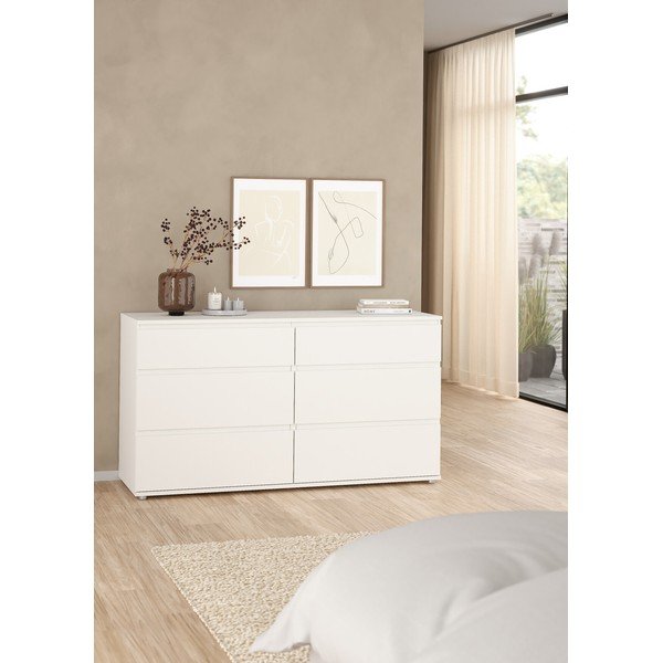 Bela nizka komoda 153x84 cm Nova – Tvilum-image-1
