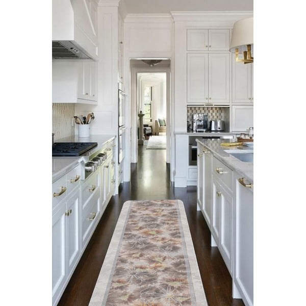 Bež pralen tekač 58x240 cm Blooming – Oyo Concept