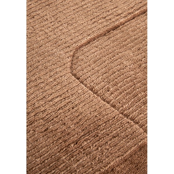 Rjava ročno tkana volnena preproga 120x170 cm Charlotte – Villeroy&Boch-image-4