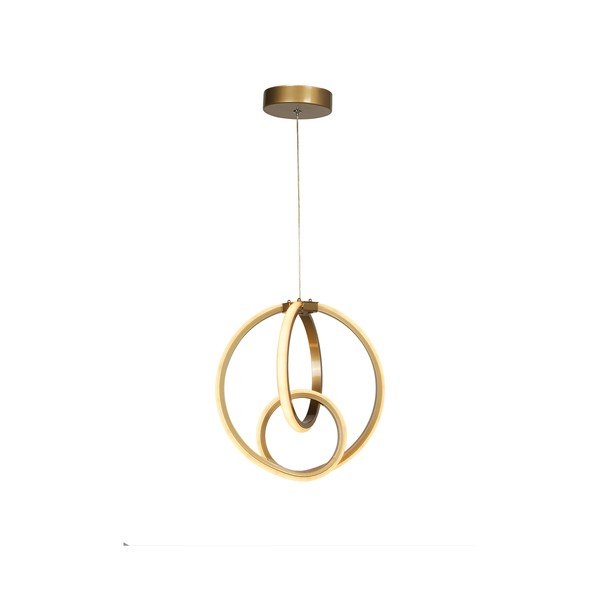 Kovinska LED viseča svetilka v bronasti barvi ø 28,5 cm Neo – Squid Lighting-image-2