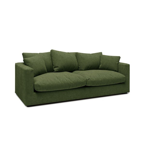 Temno zelen kavč 220 cm Comfy - Scandic-image-1