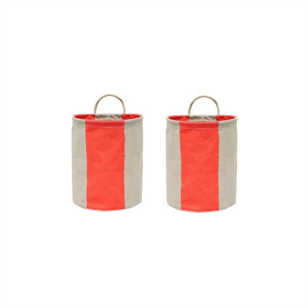 Tekstilne košare v kompletu 2 ks ø 18x22 cm Kara – OYOY Living Design