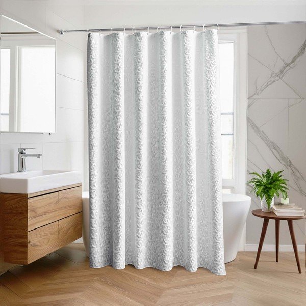 Bela zavesa iz mikrovlaken 180x200 cm Baltic – douceur d'intérieur