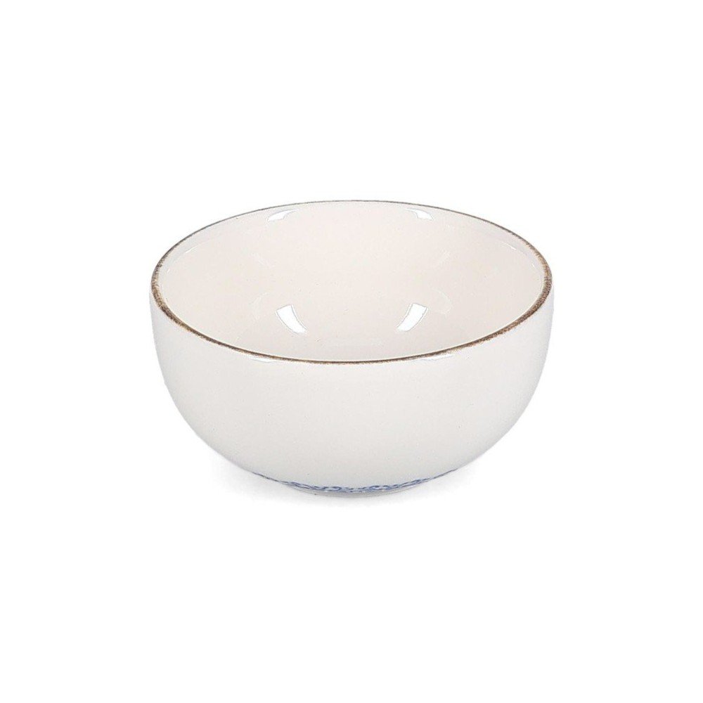Bela/modra porcelanasta skledica