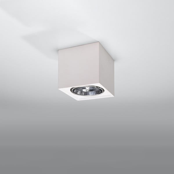 Belo točkovno svetilo 14x14 cm Duozone – Sollux-image-2